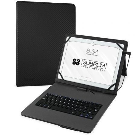 Funda con Teclado Subblim Keytab Pro USB para Tablets de 10.1"-11"/ Negra - Imagen 7