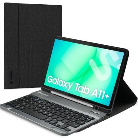 Funda con Teclado Subblim KeyTab Pro BT para Tablets Samsung Galaxy A11+/ Negra - Imagen 9