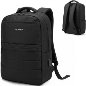 Mochila Subblim Compact Backpack 15L para Portátiles hasta 15.6″/ Repelente al agua/ Cinta para Trolley/ Negra