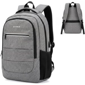 Mochila Subblim City Plus 26L Backpack para Portátiles hasta 16″/ Puerto USB/ Repelente al agua/ Reflectante/ Cinta para Trolley/ Gris