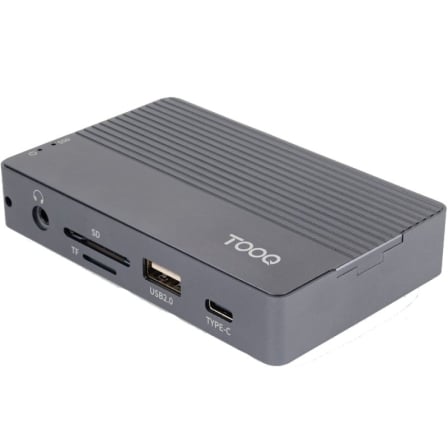 Docking/Caja Externa USB Tipo-C TooQ TQE-2242G/ Ranura SSD M.2/ 1xHDMI/ 1xRJ45/ 1xUSB/ 1xUSB Tipo-C/ 1xLector Tarjetas/ 1x Jack 3.5/ 1xUSB Tipo-C PD - Imagen 8