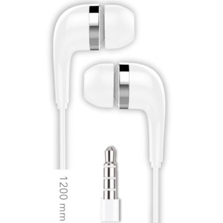 Auriculares Intrauditivos Tech One TEC2905/ con Micrófono/ Jack 3.5/ Blancos - Imagen 7