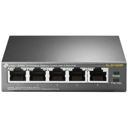 Switch TP-Link TL-SF1005P 5 Puertos/ RJ-45 10/100 PoE - Imagen 6