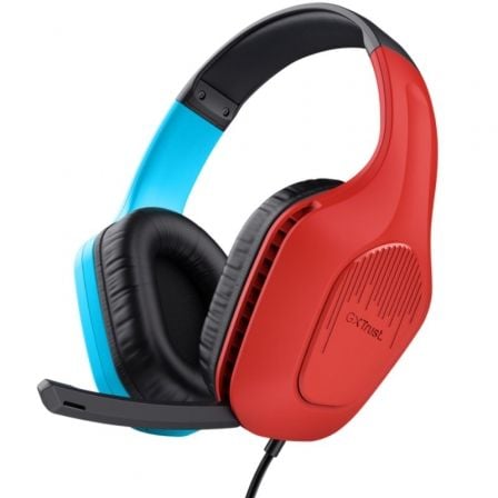 Auriculares Gaming con Micrófono Trust Gaming GXT 416S Zirox/ Jack 3.5/ Azules y Rojos - Imagen 8