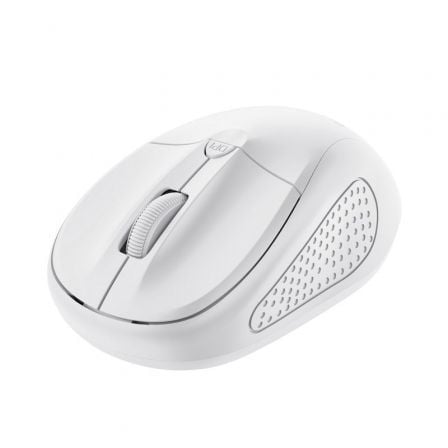 Ratón Mini Inalámbrico Trust Primo/ Hasta 1600 DPI/ Blanco mate - Imagen 8