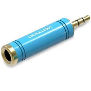 Adaptador Jack Vention VAB-S04-L/ Jack 3.5 Macho – Jack 6.5 Hembra/ Azul