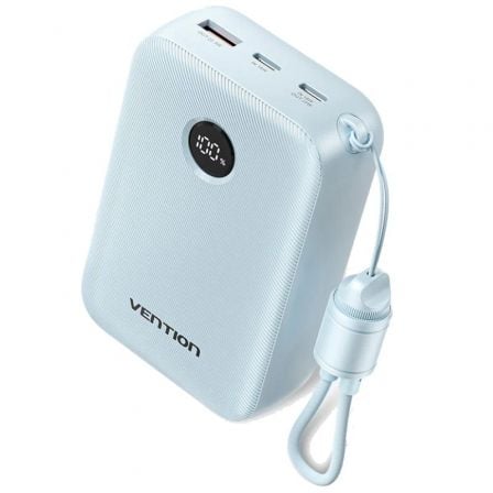 Powerbank 20000mAh Vention FKBL0-C/ 22.5W/ Azul/ Incluye Cable USB Tipo-C - Imagen 3