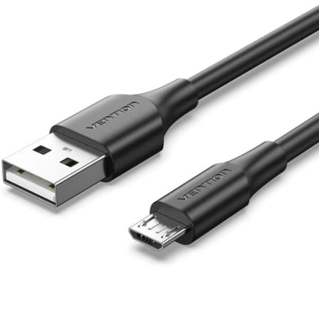Cable USB 2.0 Vention CTIBG/ USB Macho - MicroUSB Macho/ Hasta 60W/ 480Mbps/ 1.5m/ Negro - Imagen 7