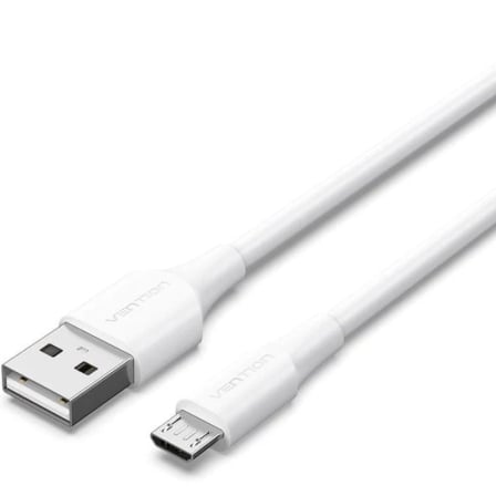 Cable USB 2.0 Vention CTIWH/ USB Macho - MicroUSB Macho/ 480Mbps/ 2m/ Blanco - Imagen 6