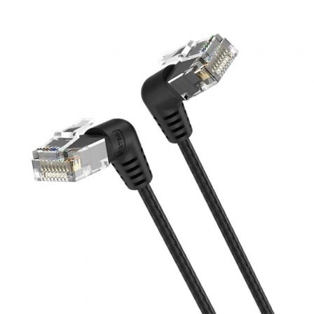 Cable de Red RJ45 UTP Vention IBOBG Cat.6A/ 1.5m/ Cabeza Rotatoria 360º/ Negro - Imagen 2