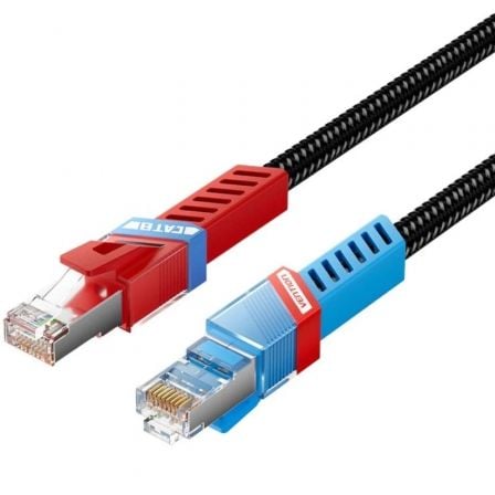 Cable de Red RJ45 SFTP Vention IKJBF Cat.8/ Gaming/ 1m/ Negro - Imagen 6
