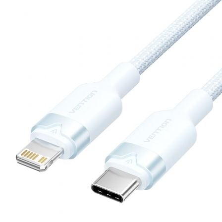 Cable USB Tipo-C Lightning Vention LALSH/ USB Tipo-C Macho - Lightning Macho/ 27W/ 480Mbps/ 2m/ Azul - Imagen 6