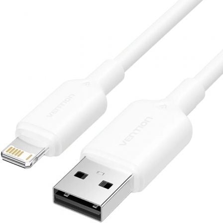 Cable USB 2.0 Lightning Vention LAMWF/ USB Macho - Lightning Macho/ 480Mbps/ 1m/ Blanco - Imagen 6