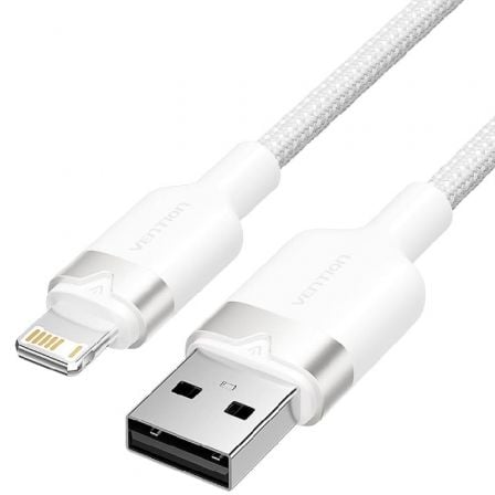 Cable USB Lightning Vention LANWF/ USB Macho - Lightning Macho/ 480Mbps/ 1m/ Blanco - Imagen 6
