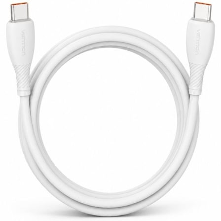 Cable USB 2.0 Tipo-C Vention TRWWH/ USB Tipo-C Macho - USB Tipo-C Macho/ Hasta 100W/ 480Mbps/ 2m/ Blanco - Imagen 8