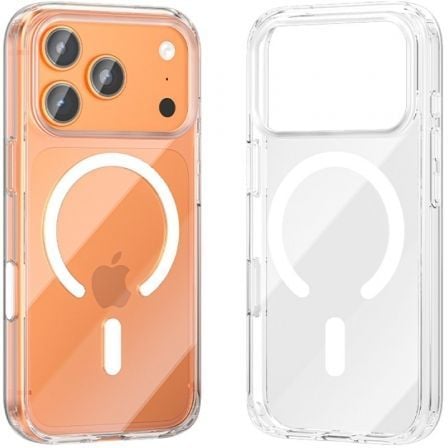 Funda Dura con Magsafe Vention Concise Impact KVBTCB-30/ Compatible con iPhone 17 Pro/ Transparente - Imagen 9