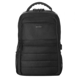 Mochila Vention KRKB0 para Portátiles hasta 17″/ 20L/ Impermeable/ Puerto USB/ Antirrobo/ Negra
