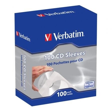 Fundas CD-R Verbatim Sleeves/ Caja-100uds - Imagen 9