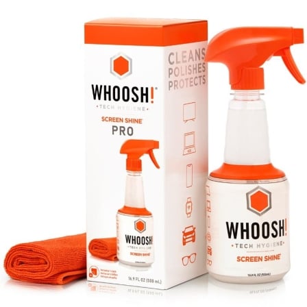 Kit Limpiador de Pantallas Whoosh WSH005/ Spray 500ml + Paño Microfibra - Imagen 2