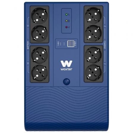 SAI Línea Interactiva Woxter Multibase UPS 1200 VA/ 1200VA-720W/ 8 Salidas/ Formato Torre - Imagen 8